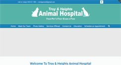 Desktop Screenshot of mybluecrossvet.com
